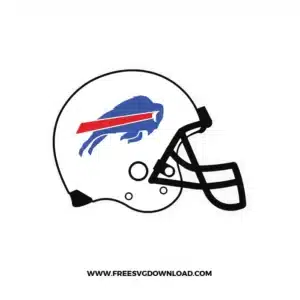 Buffalo Bills Helmet Free SVG File