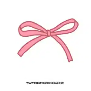 Coquette Bow Free SVG File