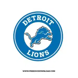 Detroit Lions Logo Free SVG File