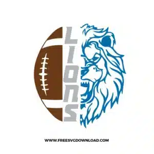 Detroit Lions NFL Free SVG File