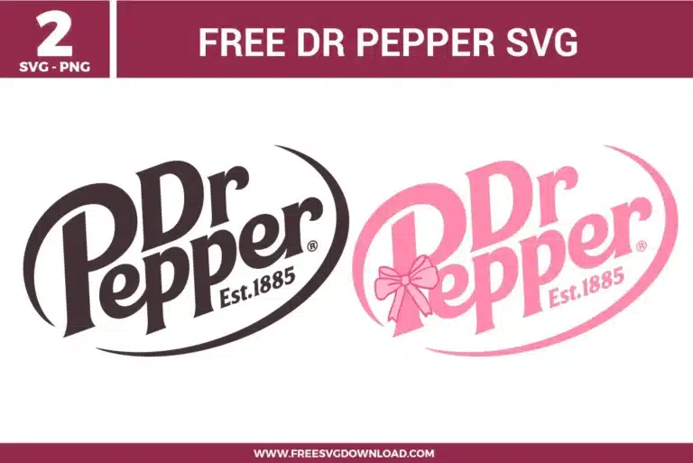 Dr Pepper Free SVG Files