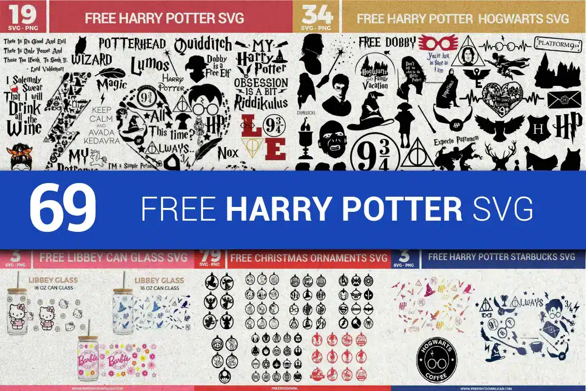 Harry Potter Blog Free SVG File