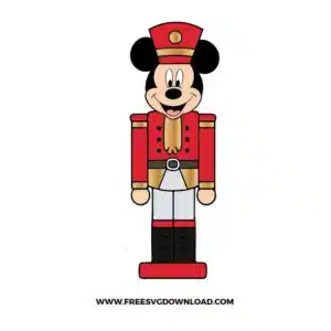 Nutcracker Mickey Free SVG File