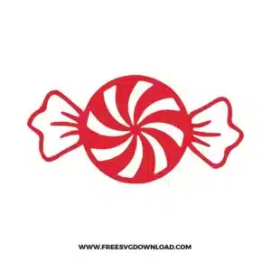Peppermint Candy Free SVG File