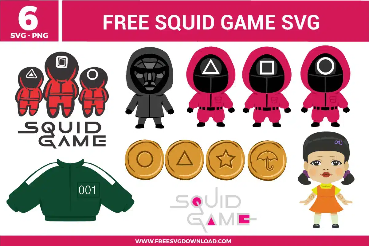 Squid Game Free SVG Files