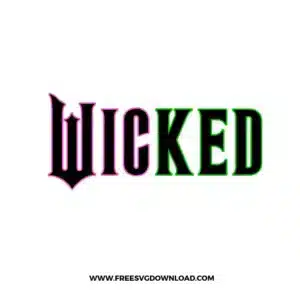 Wicked Logo Free SVG File