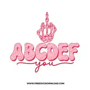 Abcdef You Free SVG File