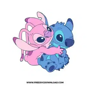 Angel Stitch Hug Free SVG File
