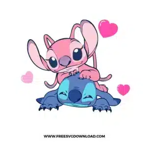 Angel Stitch Love Free SVG File
