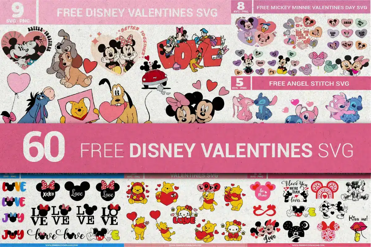 Free Disney Valentines SVG Blog