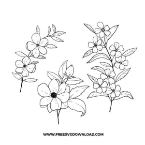Floral Free SVG File