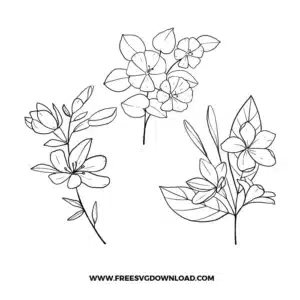 Floral Cricut Free SVG File