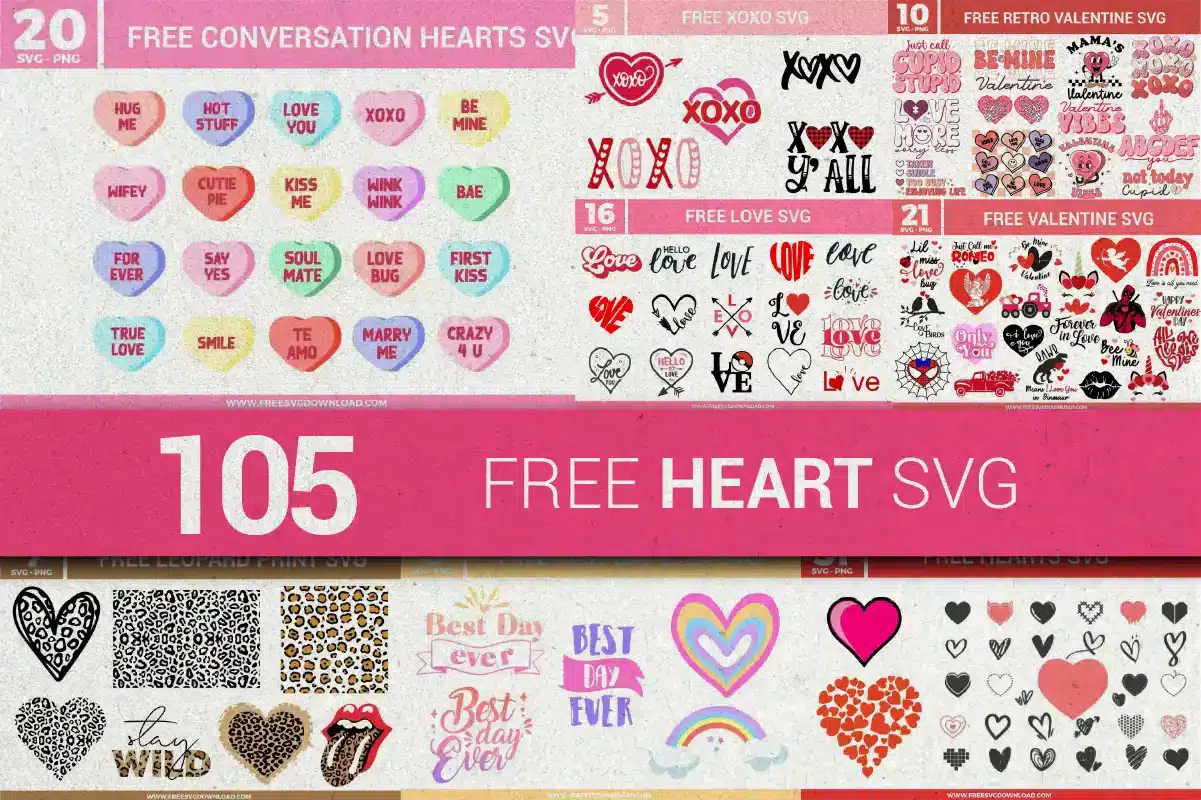 Free Cute Valentines SVG Blog