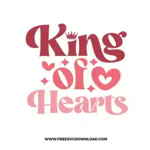 King Of Hearts Free SVG File