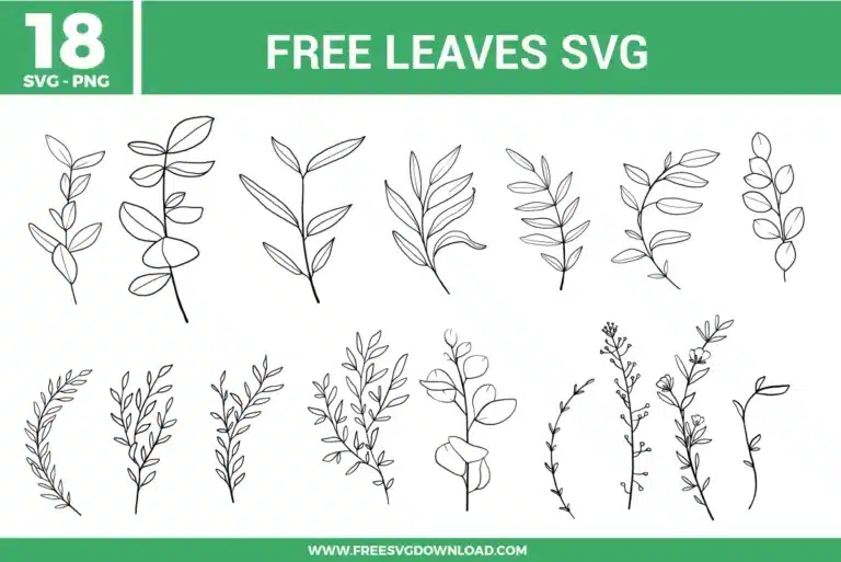 Leaves Free SVG Files