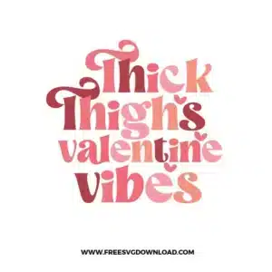 Valentine Vibes Free SVG File