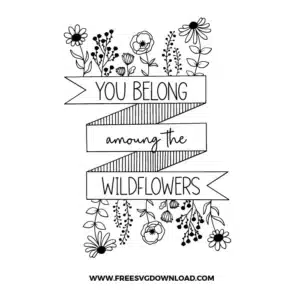 Wildflowers Free SVG File