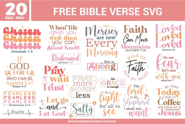 Bible Verse Free SVG Files