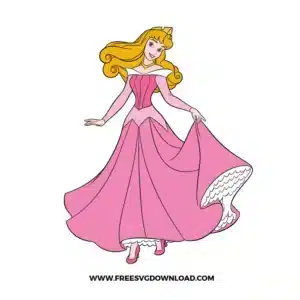 Disney Princess Aurora Free SVG File