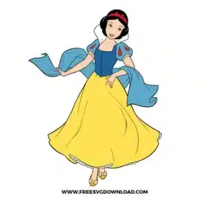 Disney Princess Snow White Free SVG File