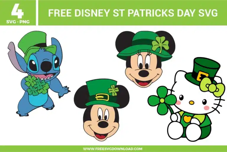 Disney St Patricks Day Free SVG Files