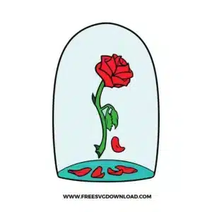 Enchanted Rose Free SVG File