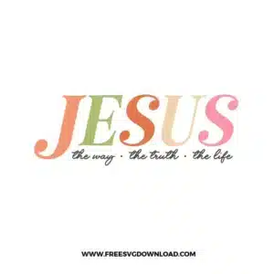 Jesus The Way Free SVG File