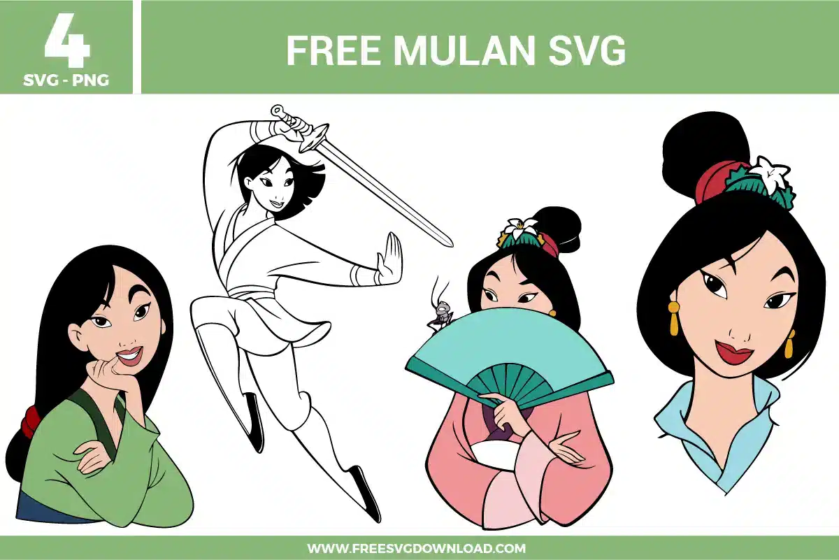 Mulan Free SVG Files