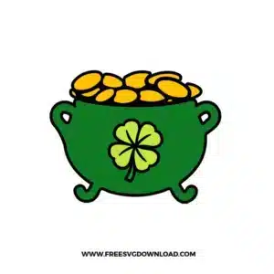 Pot Of Gold Free SVG File