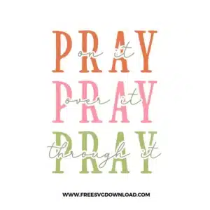 Pray Pray Pray Free SVG File
