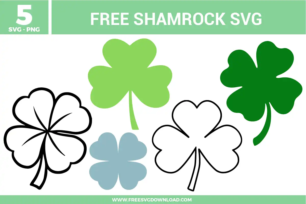 Shamrock Free SVG Files