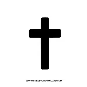 Simple Cross Free SVG File