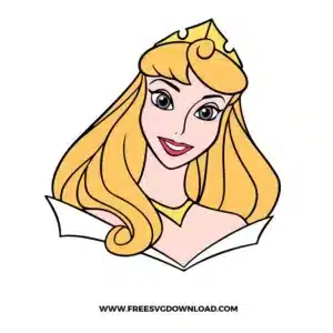 Sleeping Beauty Aurora Free SVG File