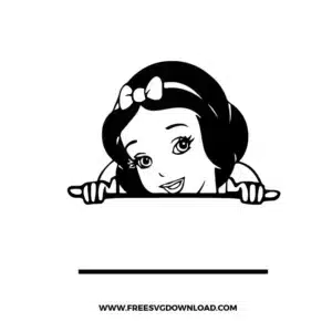 Snow White Monogram Free SVG File