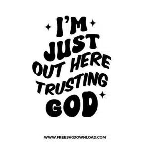 Trusting God Free SVG File