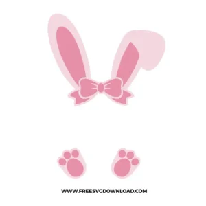 Bunny Ears Bow Free SVG File