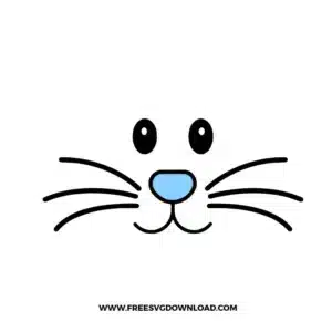 Bunny Face Cricut Free SVG File