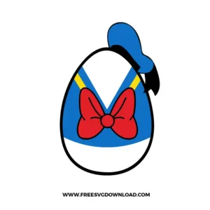 Donald Duck Easter Egg Free SVG File