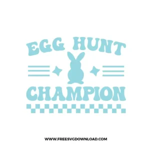 Egg Hunt Champion Free SVG File