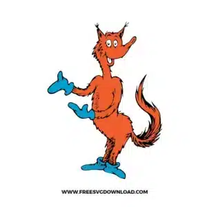 Fox In Socks Free SVG File