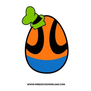 Goofy Easter Egg Free SVG File