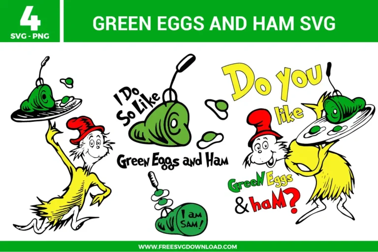 Green Eggs And Ham Free SVG Files