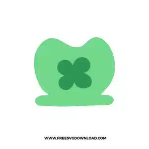 Lucky Charm Clover Hat Free SVG File