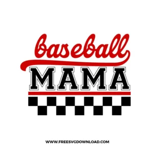 Baseball Mama Free SVG File