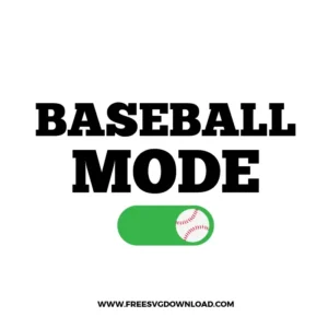 Baseball Mode Free SVG File