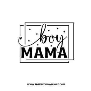 Boy Mama Free SVG File