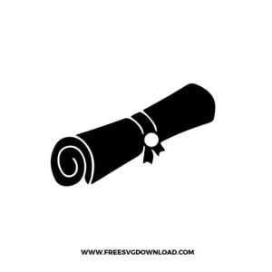 Diploma Free SVG File