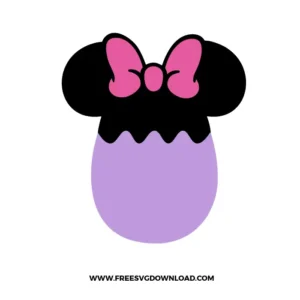 Easter Egg Minnie Free SVG File