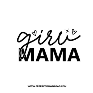 Girl Mama Free SVG File