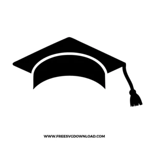 Grad Cap Free SVG File